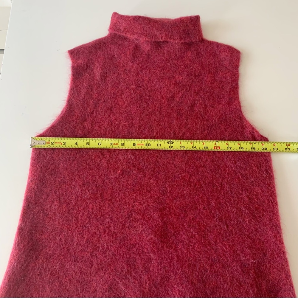 Eileen Fisher mohair wool sweater vest size Large - Picture 6 of 6